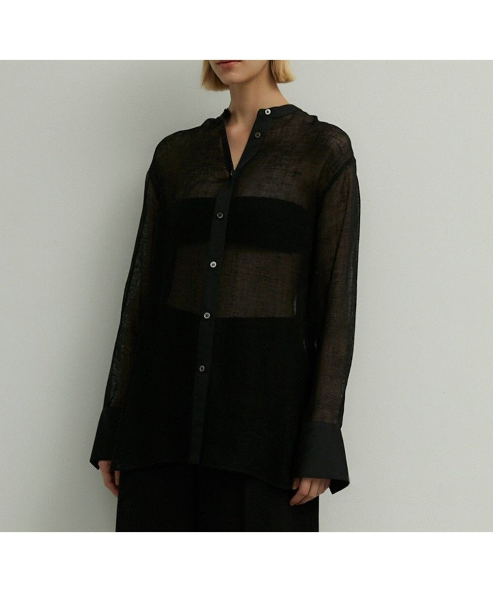 【ベイジ,/BEIGE,】の【Precious 7月号掲載】MATHIEU / バンドカラーシャツ インテリア・キッズ・メンズ・レディースファッション・服の通販 founy(ファニー) 　雑誌掲載アイテム　Magazine Picks & Fashion Features　ファッション雑誌　Fashion Magazines　プレシャス　Precious　ファッション　Fashion　レディースファッション　Fashion for Women　トップス・カットソー　Cut & Sew Tops　シャツ・ブラウス・オフィスカジュアル　Elegant Blouses & Button-Ups　7月号　July Issue　おすすめ　Recommended / Our Picks　カフス　Cuff Design　カーディガン　Cardigan, Knitwear　キャミ　Camisole, Cami Top　サテン　Satin, Glossy Fabric　ショート　Short, Short Length　シンプル　Simple, Minimal　トレンド　Trend, Trending Now　リネン　Linen, Linen Fabric　ビジネス 仕事 通勤　Business / Work / Commuting　夏　Summer　春　Spring　S/S・春夏　SS, Spring/Summer, Warm Season　雑誌　Magazine, Fashion Magazine　Black|ID: prp329100004671785 ipo3291000000034285368