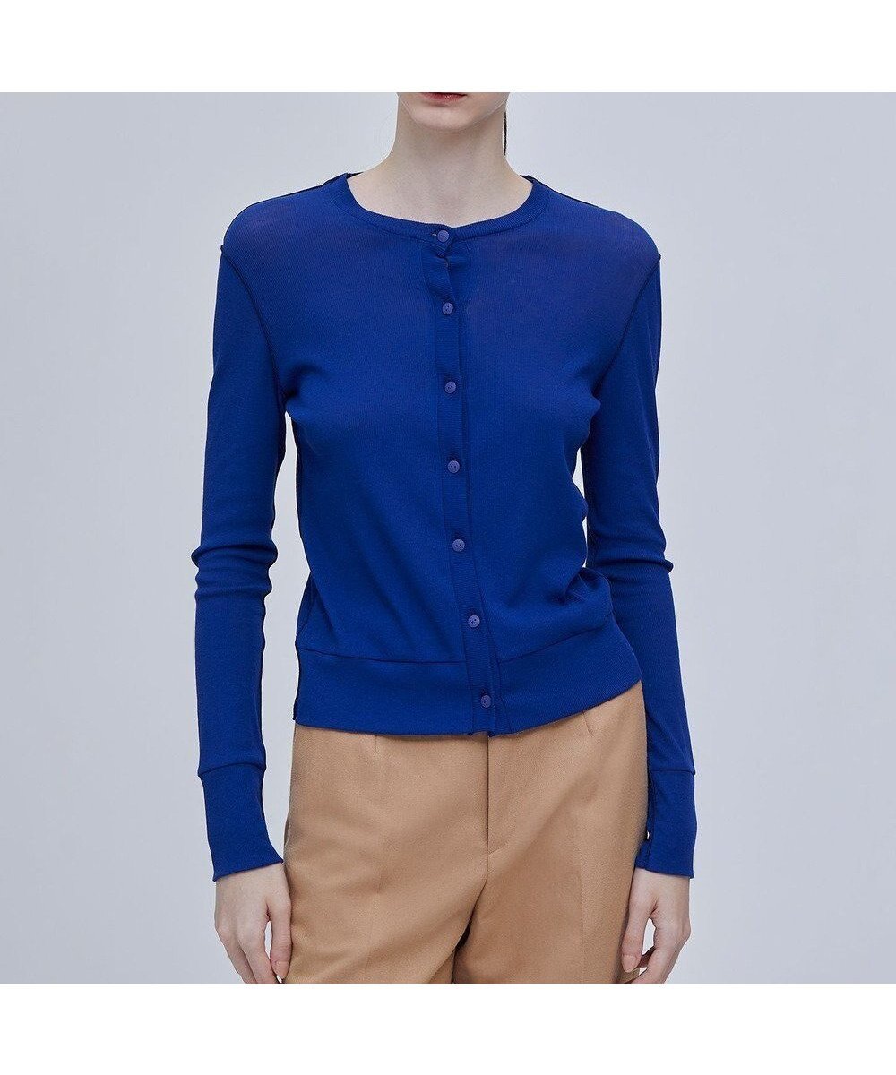 【ベイジ,/BEIGE,】のROBERT / カーディガン インテリア・キッズ・メンズ・レディースファッション・服の通販 founy(ファニー) 　ファッション　Fashion　レディースファッション　Fashion for Women　トップス・カットソー　Cut & Sew Tops　カーディガン・羽織り　Layered Style Cardigans　カーディガン　Cardigan, Knitwear　フィット　Fit, Slim Fit　夏　Summer　春　Spring　S/S・春夏　SS, Spring/Summer, Warm Season　ビジネス 仕事 通勤　Business / Work / Commuting　Blue|ID: prp329100004671787 ipo3291000000034285418