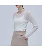 【ベイジ,/BEIGE,】のLIANE / リブニットトップス Ecru|ID: prp329100004671789 ipo3291000000033771482