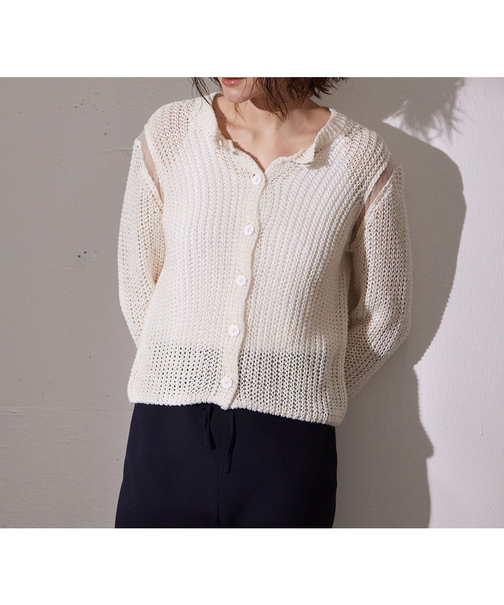 【ベイジ,/BEIGE,】のOLIVIER / ニットカーディガン 人気、トレンドファッション・服の通販 founy(ファニー) ファッション Fashion レディースファッション Fashion for Women トップス・カットソー Cut & Sew Tops ニット Knit Tops & Sweaters カーディガン・羽織り Layered Style Cardigans オーガンジー Organza Fabric カーディガン Cardigan, Knitwear セーター Sweater, Knitwear フレンチ French, French Style リネン Linen, Linen Fabric ビジネス 仕事 通勤 Business / Work / Commuting 吸水 Absorbent, Quick-Dry 夏 Summer 春 Spring S/S・春夏 SS, Spring/Summer, Warm Season other-1|ID: prp329100004671790 ipo3291000000034285466