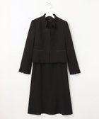 【自由区 FORMAL/JIYU-KU FORMAL】の【襟華やか】エレガント ジャケット+ワンピース 人気、トレンドファッション・服の通販 founy(ファニー) ファッション Fashion レディースファッション Fashion for Women アウター Coat / Outerwear Collection レディースジャケット・軽アウター Jackets スーツ Business Suits & Workwear スーツジャケット・オフィスブレザー Suit Jackets / Blazers スーツセット・2点セット・レディーススーツ Suit Sets / 2-Piece Suits / Office Suit Sets アンサンブル Ensemble Set エレガント 上品 Elegant シンプル Simple, Minimal ジャケット Jacket, Outerwear スーツ Suit, Formalwear セットアップ Set-Up, Coordinated Outfit フリル Frill, Ruffle 夏 Summer S/S・春夏 SS, Spring/Summer, Warm Season A/W・秋冬 Autumn/Winter thumbnail ブラック系|ID: prp329100004671975 ipo3291000000034286035