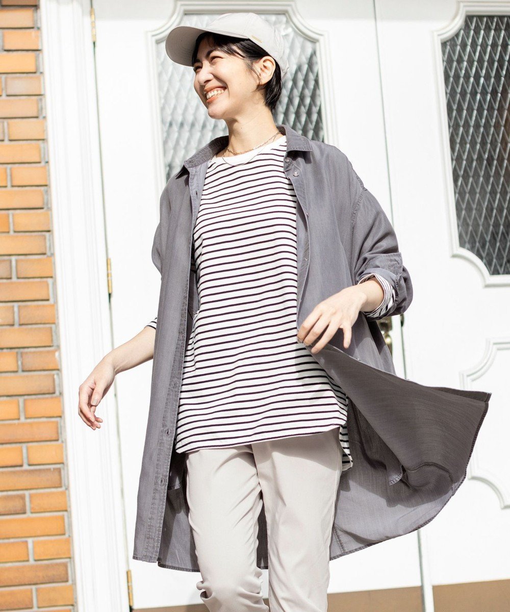 【エニー/ANY】の【手洗い可能】ウォッシャブルデニムシャツ 人気、トレンドファッション・服の通販 founy(ファニー) 　ファッション　Fashion　レディースファッション　Fashion for Women　トップス・カットソー　Cut & Sew Tops　シャツ・ブラウス・オフィスカジュアル　Elegant Blouses & Button-Ups　おすすめ　Recommended / Our Picks　シアー　Sheer, See-Through　デニム　Denim, Jeans Material　夏　Summer　春　Spring　S/S・春夏　SS, Spring/Summer, Warm Season　羽織　Haori, Light Jacket　 other-1|ID: prp329100004671996 ipo3291000000033771960