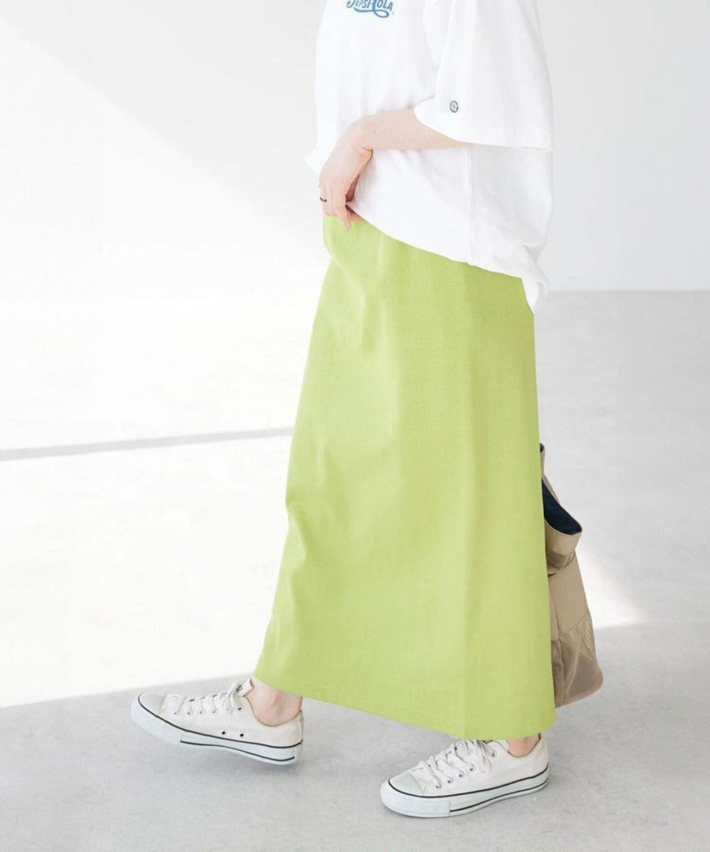【クラフトスタンダードブティック/CRAFT STANDARD BOUTIQUE】のリブロングスカート インテリア・キッズ・メンズ・レディースファッション・服の通販 founy(ファニー) ファッション Fashion レディースファッション Fashion for Women スカート Skirts ロングスカート Long Skirts / Maxi & Midi Skirts 2024年 2024 2024春夏・S/S Spring/Summer 2024 SS24 スマート Smart, Elegant スリット Slit, Slit Detail ポケット Pocket, Pocket Detail リブニット Rib Knit, Ribbed Knit ロング Long, Long-Length A/W・秋冬 Autumn/Winter Lime Green|ID: prp329100004672065 ipo3291000000034284506