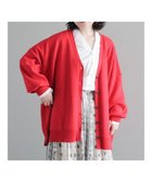 【クラフトスタンダードブティック/CRAFT STANDARD BOUTIQUE】のVネックBIGシルエットカーディガン Red|ID: prp329100004672073 ipo3291000000034284524