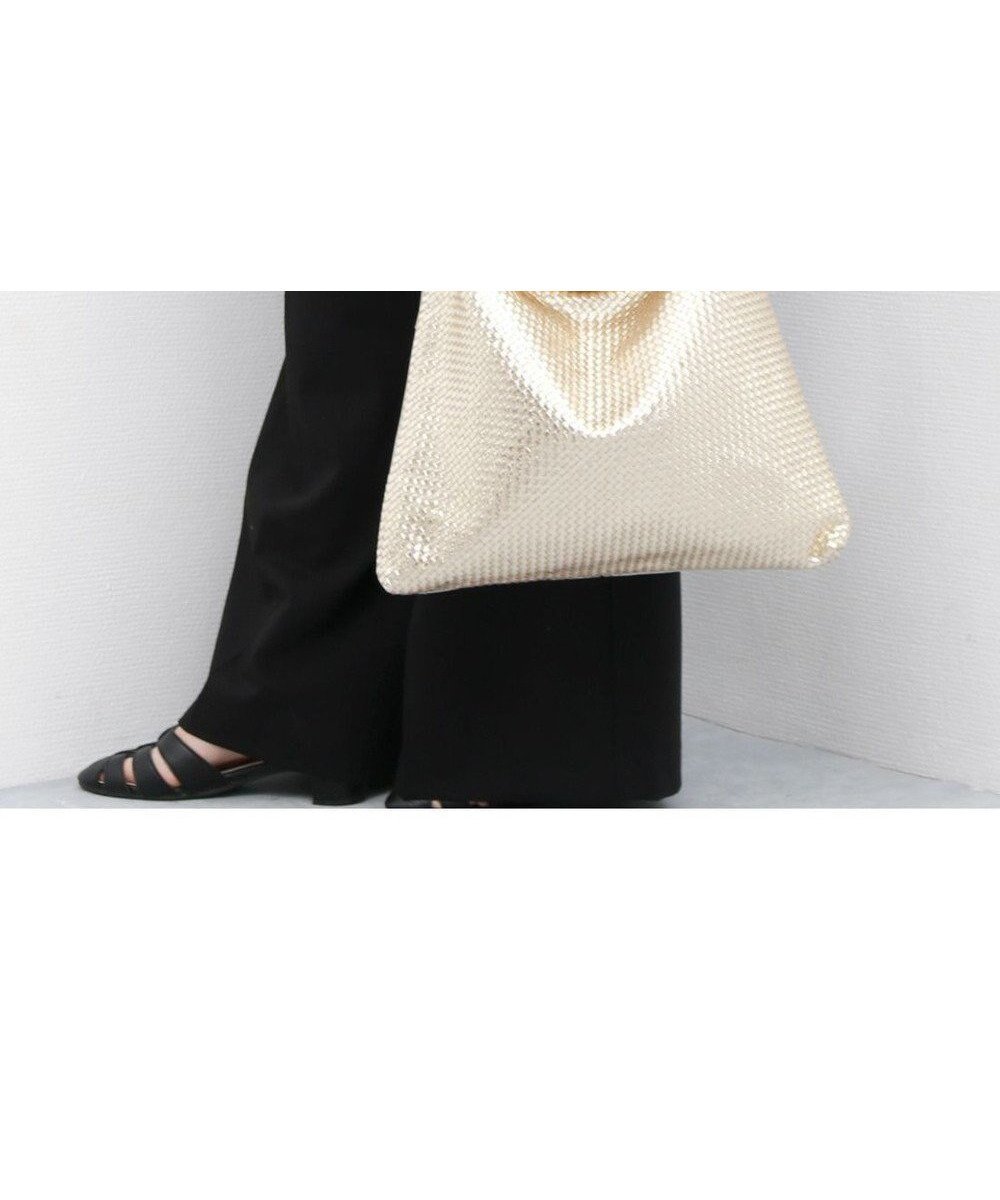 【アンビリオン/UNBILLION】のペルケ perche / レザーメッシュ1本手結びトート インテリア・キッズ・メンズ・レディースファッション・服の通販 founy(ファニー) ファッション Fashion レディースファッション Fashion for Women バッグ Bags おすすめ Recommended / Our Picks フィット Fit, Slim Fit メッシュ Mesh, Net Fabric モチーフ Motif, Design Theme 春 Spring 財布 Wallet, Purse ビジネス 仕事 通勤 Business / Work / Commuting 雑誌 Magazine, Fashion Magazine ゴールド|ID: prp329100004672076 ipo3291000000034284546