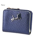 【ツモリチサト キャリー/tsumori chisato CARRY】のキラネコフラワー 2つ折り財布 ネイビー|ID: prp329100004672085 ipo3291000000033772381