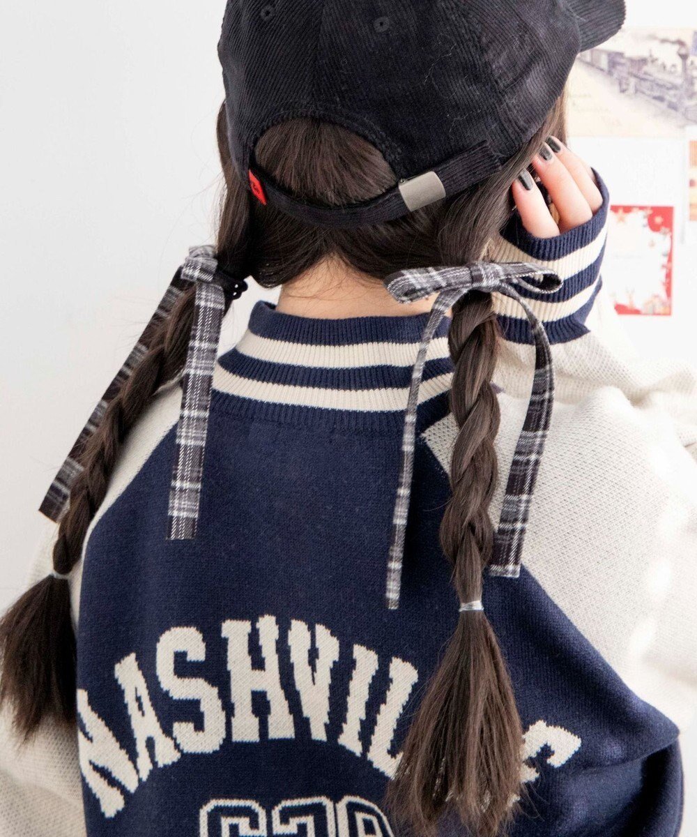 【ウィゴー/WEGO】のL2Pロングリボンゴム インテリア・キッズ・メンズ・レディースファッション・服の通販 founy(ファニー) 　ファッション　Fashion　レディースファッション　Fashion for Women　シュシュ&ヘアアクセ/ヘアアレンジ　Scrunchies & Hair Accessories　おすすめ　Recommended / Our Picks　アクセサリー　Fashion Accessories　シンプル　Simple, Minimal　スマホ　Smartphone, Mobile Device　モチーフ　Motif, Design Theme　ワンポイント　One Point, Statement Accent　エレガント 上品　Elegant　グレーチェック1|ID: prp329100004672133 ipo3291000000033772592