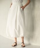 【ハッシュニュアンス/#Newans】の【撥水】ソフトボリュームバルーンスカート ホワイト|ID: prp329100004672193 ipo3291000000034411182