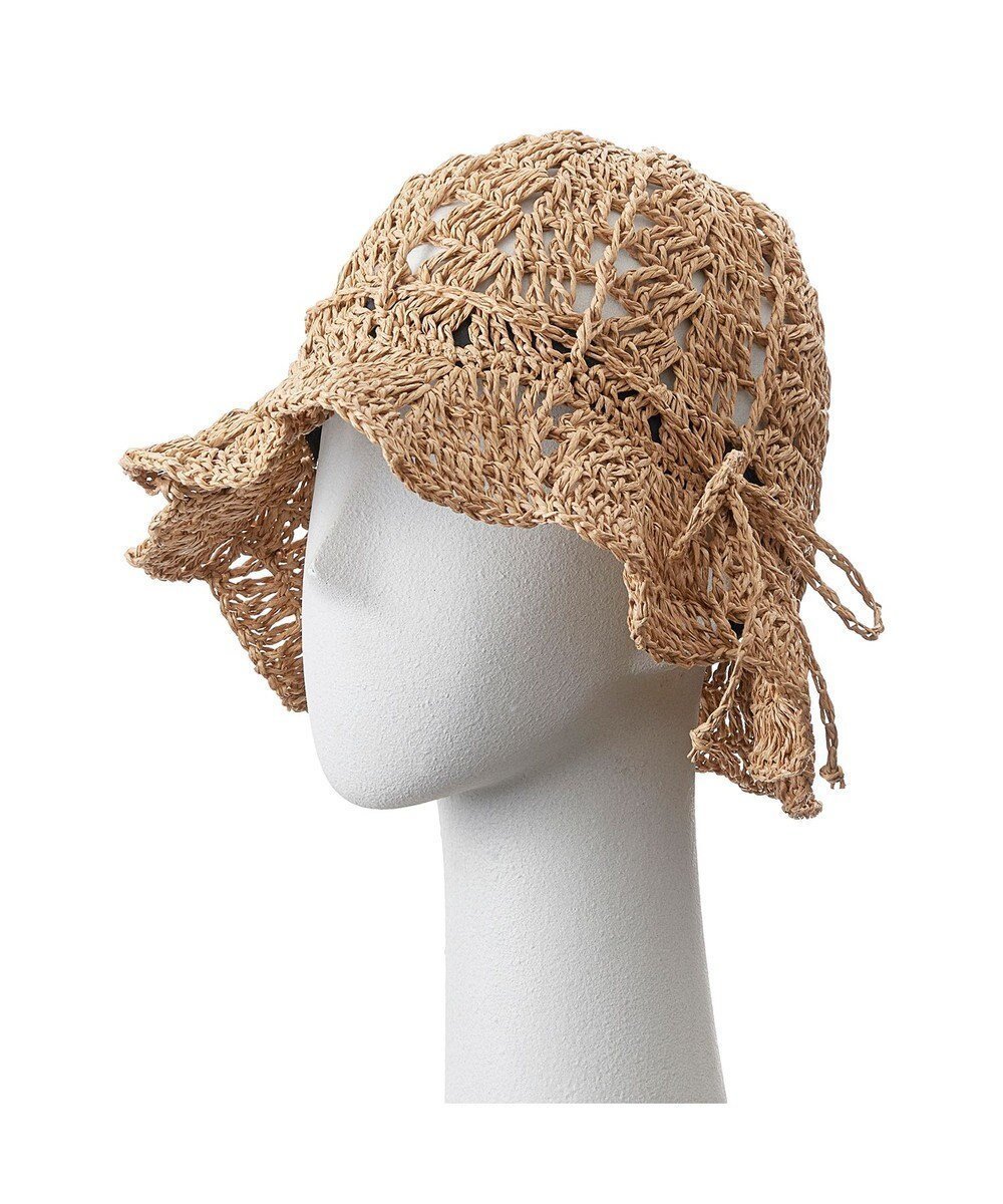 【ムーンバット/MOONBAT】のestaa ペーパー透かし編み チューリップハット/サイズ調整可 インテリア・キッズ・メンズ・レディースファッション・服の通販 founy(ファニー) ファッション Fashion レディースファッション Fashion for Women キャップ&ハット Hats & Caps チューリップ Tube, Tube Top ペーパー Paper, Kraft Paper 傘 Umbrella, Parasol 帽子 Hat, Headwear 透かし Cut-Out, Lacework ベージュ|ID: prp329100004672232 ipo3291000000034286668