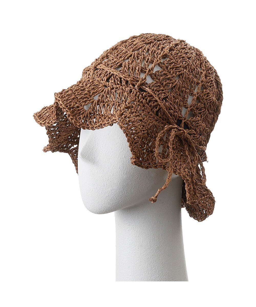 【ムーンバット/MOONBAT】のestaa ペーパー透かし編み チューリップハット/サイズ調整可 インテリア・キッズ・メンズ・レディースファッション・服の通販 founy(ファニー) ファッション Fashion レディースファッション Fashion for Women キャップ&ハット Hats & Caps チューリップ Tube, Tube Top ペーパー Paper, Kraft Paper 傘 Umbrella, Parasol 帽子 Hat, Headwear 透かし Cut-Out, Lacework ブラウン|ID: prp329100004672232 ipo3291000000034286670