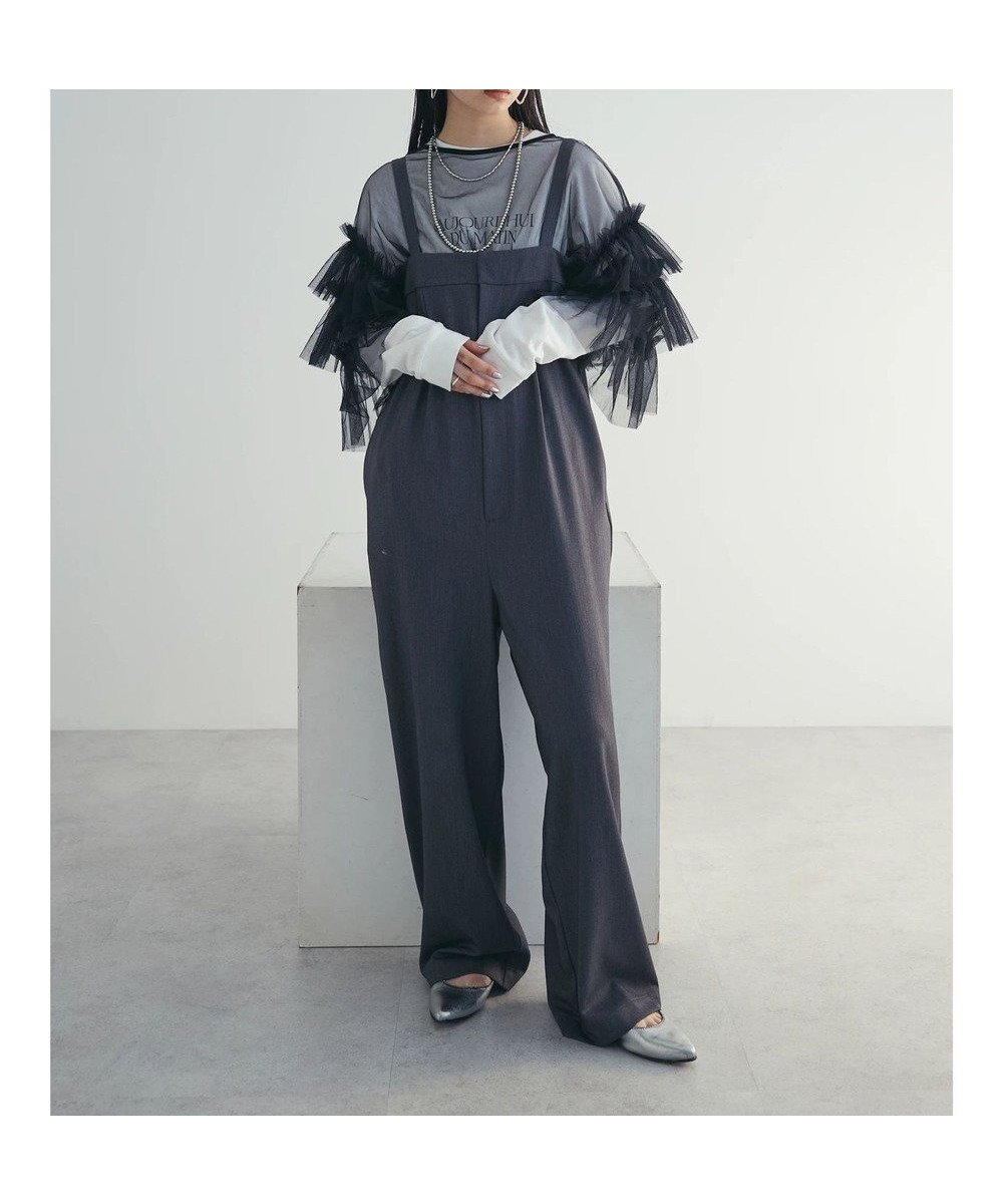 【グリーンパークス/Green Parks】のarmonia. ハイライズドサロペットパンツ 人気、トレンドファッション・服の通販 founy(ファニー) 　ファッション　Fashion　レディースファッション　Fashion for Women　イタリア　Italy　春　Spring　カットソー　Cut and Sewn Top　サロペット　Overalls, Salopette　ハイライズ　High Rise, High Waist　フィット　Fit, Slim Fit　ポケット　Pocket, Pocket Detail　ルーズ　Loose, Oversized　S/S・春夏　SS, Spring/Summer, Warm Season　おすすめ　Recommended / Our Picks　夏　Summer　2024年　2024　2024春夏・S/S　Spring/Summer 2024 SS24　 other-1|ID: prp329100004672267 ipo3291000000033773078