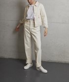 【サキュウ/caqu】のmodern classic テーパードデニムパンツ ecru|ID: prp329100004672280 ipo3291000000034285622