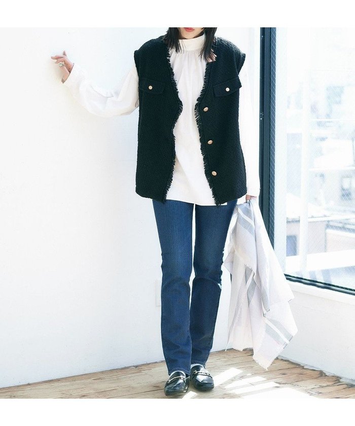 【サキュウ/caqu】のslim straight ハイブリットストレッチストレートデニム インテリア・キッズ・メンズ・レディースファッション・服の通販 founy(ファニー) https://founy.com/ ファッション Fashion レディースファッション Fashion for Women パンツ Pants & Trousers デニムパンツ・ジーンズ・美脚デニム Denim Jeans & Pants インディゴ Indigo Denim ジーンズ Jeans, Denim Pants ストレッチ Stretch, Stretchy Fabric ストレート Straight, Straight Cut スマート Smart, Elegant スリム Slim, Slim Fit デニム Denim, Jeans Material フィット Fit, Slim Fit ポケット Pocket, Pocket Detail A/W・秋冬 Autumn/Winter S/S・春夏 SS, Spring/Summer, Warm Season 夏 Summer |ID: prp329100004672285 ipo3291000000034285636