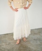 【グレース コンチネンタル/GRACE CONTINENTAL】のボリュームチュールスカート キナリ|ID: prp329100004672288 ipo3291000000033773170