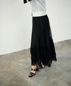 【グレース コンチネンタル/GRACE CONTINENTAL】のボリュームチュールスカート ブラック|ID: prp329100004672288 ipo3291000000034285649