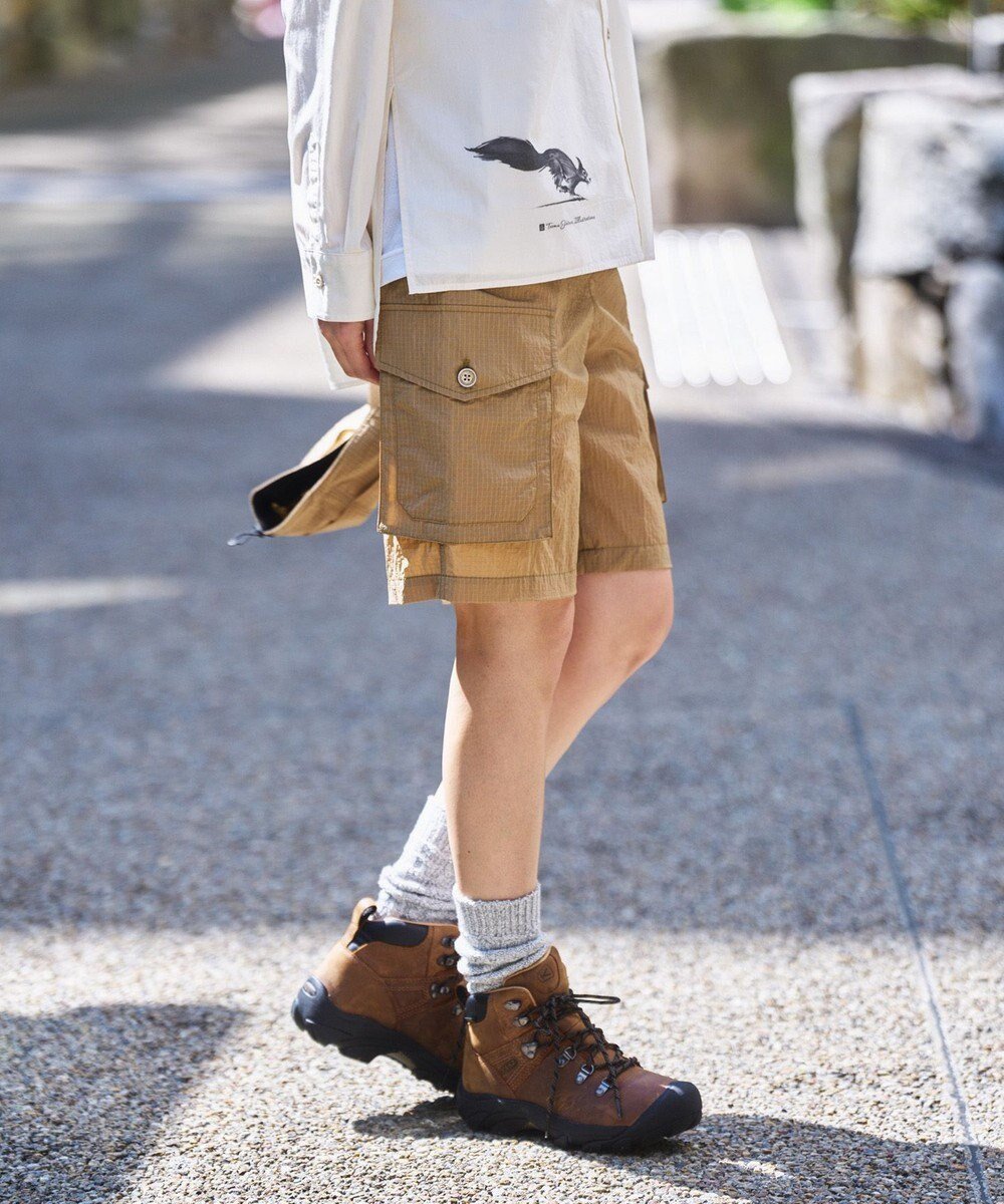 【ジョセフ アブード マウンテン/JOSEPH ABBOUD MOUNTAIN】の【CREA掲載・ウエストストレッチ・ECO撥水・軽量】アウトドアイージーショーツ インテリア・キッズ・メンズ・レディースファッション・服の通販 founy(ファニー) 　雑誌掲載アイテム　Magazine Picks & Fashion Features　ファッション雑誌　Fashion Magazines　クレア　CREA　ファッション　Fashion　レディースファッション　Fashion for Women　パンツ　Pants & Trousers　サングラス　Sunglasses, Shades　ショート　Short, Short Length　ジャケット　Jacket, Outerwear　ストレッチ　Stretch, Stretchy Fabric　スピンドル　Spindle, Drawcord　ポケット　Pocket, Pocket Detail　リップ　Lip, Lip Motif　夏　Summer　春　Spring　S/S・春夏　SS, Spring/Summer, Warm Season　軽量　Lightweight, Ultra Light　雑誌　Magazine, Fashion Magazine　ベージュ系|ID: prp329100004672296 ipo3291000000034495734