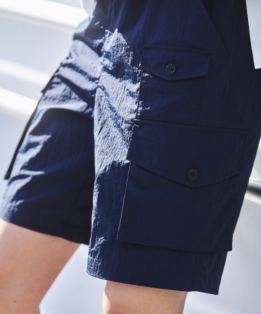 【ジョセフ アブード マウンテン/JOSEPH ABBOUD MOUNTAIN】の【CREA掲載・ウエストストレッチ・ECO撥水・軽量】アウトドアイージーショーツ インテリア・キッズ・メンズ・レディースファッション・服の通販 founy(ファニー) 　雑誌掲載アイテム　Magazine Picks & Fashion Features　ファッション雑誌　Fashion Magazines　クレア　CREA　ファッション　Fashion　レディースファッション　Fashion for Women　パンツ　Pants & Trousers　サングラス　Sunglasses, Shades　ショート　Short, Short Length　ジャケット　Jacket, Outerwear　ストレッチ　Stretch, Stretchy Fabric　スピンドル　Spindle, Drawcord　ポケット　Pocket, Pocket Detail　リップ　Lip, Lip Motif　夏　Summer　春　Spring　S/S・春夏　SS, Spring/Summer, Warm Season　軽量　Lightweight, Ultra Light　雑誌　Magazine, Fashion Magazine　ネイビー系|ID: prp329100004672296 ipo3291000000034495736