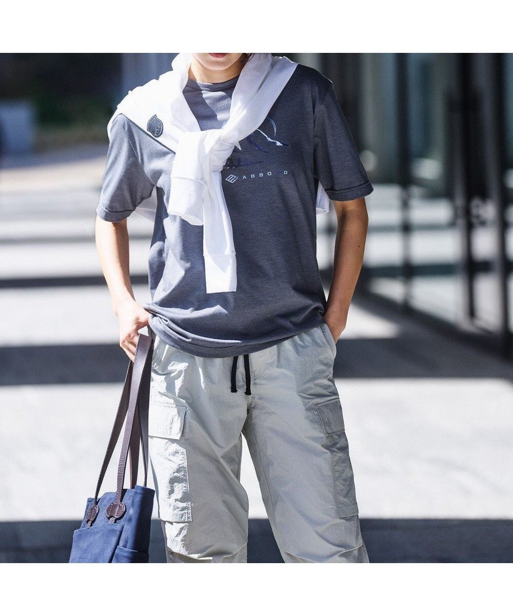 【ジョセフ アブード マウンテン/JOSEPH ABBOUD MOUNTAIN】の【サスティナブル素材】37.5リサイクル天竺Tシャツ インテリア・キッズ・メンズ・レディースファッション・服の通販 founy(ファニー) 　ファッション　Fashion　レディースファッション　Fashion for Women　トップス・カットソー　Cut & Sew Tops　シャツ・ブラウス・オフィスカジュアル　Elegant Blouses & Button-Ups　ロングTシャツ・Tシャツ　Longline T-Shirts & Tees　カットソー・ベーシックTシャツ　Cut-and-Sewn Tops / Stretch Tees & Basics　カットソー　Cut and Sewn Top　プリント　Print, Printed Pattern　夏　Summer　春　Spring　S/S・春夏　SS, Spring/Summer, Warm Season　グレー系|ID: prp329100004672302 ipo3291000000033773219
