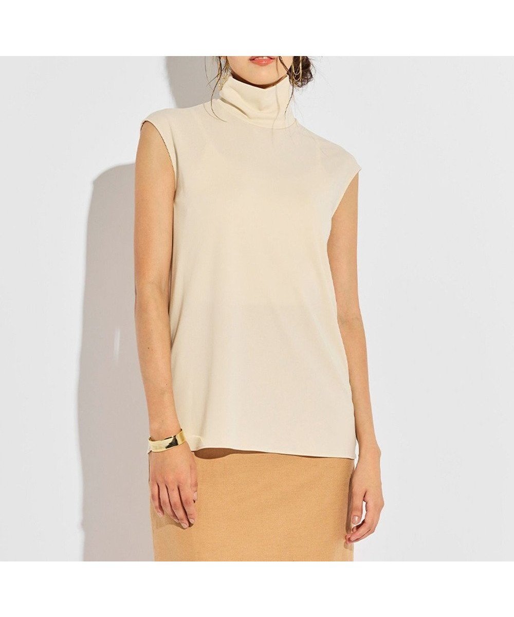 【ベイジ,/BEIGE,】のMELLE / ハイネックトップス 人気、トレンドファッション・服の通販 founy(ファニー) 　ファッション　Fashion　レディースファッション　Fashion for Women　トップス・カットソー　Cut & Sew Tops　シャツ・ブラウス・オフィスカジュアル　Elegant Blouses & Button-Ups　ロングTシャツ・Tシャツ　Longline T-Shirts & Tees　カットソー・ベーシックTシャツ　Cut-and-Sewn Tops / Stretch Tees & Basics　おすすめ　Recommended / Our Picks　とろみ　Fluid, Flowy Fabric　インナー　Innerwear　カットソー　Cut and Sewn Top　ジャケット　Jacket, Outerwear　ドレープ　Drape, Draping Fabric　バランス　Balance, Style Balance　ボトム　Bottoms, Lower Wear　ワイド　Wide, Wide Fit　人気　Popular, Best Seller　ビジネス 仕事 通勤　Business / Work / Commuting　夏　Summer　定番　Standard, Basic Item　春　Spring　S/S・春夏　SS, Spring/Summer, Warm Season　 other-1|ID: prp329100004672336 ipo3291000000034285815