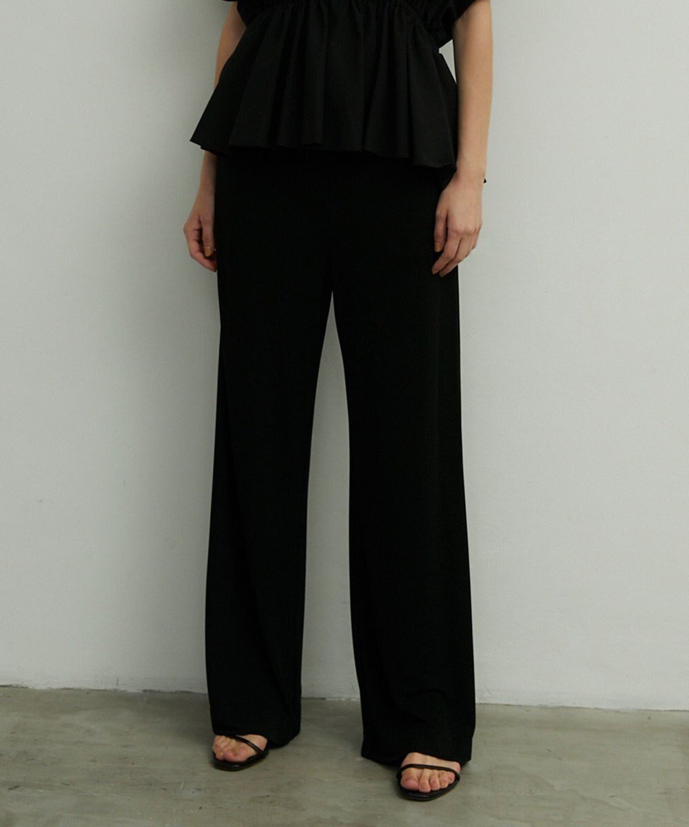 【ベイジ,/BEIGE,】のMELLE / イージーパンツ インテリア・キッズ・メンズ・レディースファッション・服の通販 founy(ファニー) 　ファッション　Fashion　レディースファッション　Fashion for Women　パンツ　Pants & Trousers　スタイリッシュ　Stylish, Fashionable　セットアップ　Set-Up, Coordinated Outfit　ドレープ　Drape, Draping Fabric　ペチコート　Petticoat, Underskirt　リラックス　Relax, Relaxed Fit　ワイド　Wide, Wide Fit　ビジネス 仕事 通勤　Business / Work / Commuting　夏　Summer　定番　Standard, Basic Item　春　Spring　S/S・春夏　SS, Spring/Summer, Warm Season　Black|ID: prp329100004672345 ipo3291000000034285857