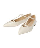 【イェッカ ヴェッカ/YECCA VECCA】のメリージェーンTストラップパンプス Ivory|ID: prp329100004672409 ipo3291000000034556763