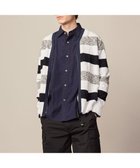 【ジョセフ アブード マウンテン/JOSEPH ABBOUD MOUNTAIN】の【イタリア糸使用】 コットンスラブボーダー Vネック カーディガン ホワイト系2|ID: prp329100004672438 ipo3291000000033773751