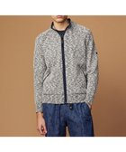 【ジョセフ アブード マウンテン/JOSEPH ABBOUD MOUNTAIN】の【洗える・イタリア糸使用】 コットンスラブ ニット ブルゾン ネイビー系1|ID: prp329100004672441 ipo3291000000033773761