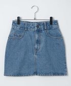 【ウィゴー/WEGO】の台形デニムミニスカート デニム中濃色|ID: prp329100004672474 ipo3291000000034233633