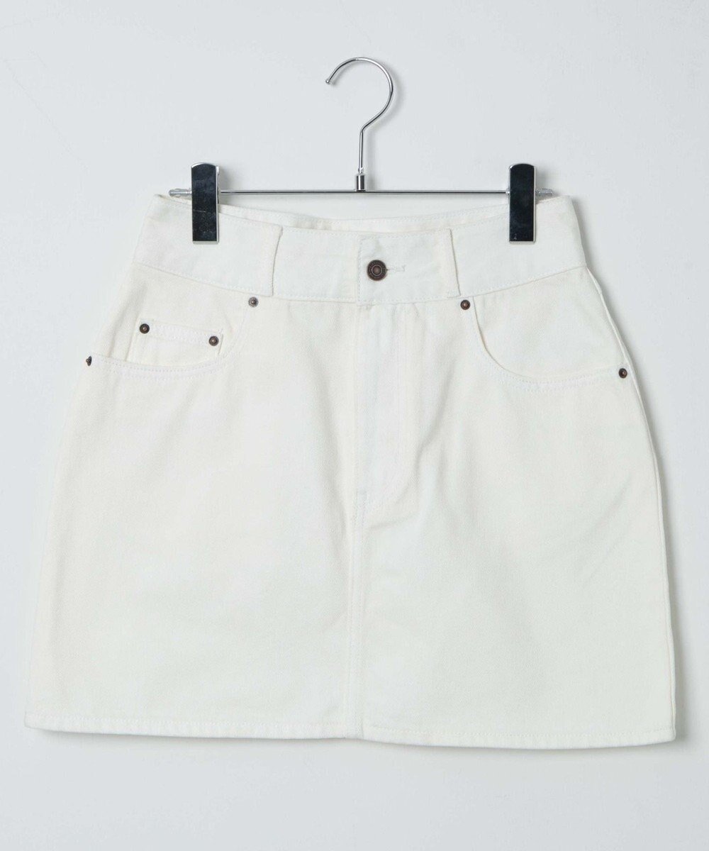 【ウィゴー/WEGO】の台形デニムミニスカート インテリア・キッズ・メンズ・レディースファッション・服の通販 founy(ファニー) ファッション Fashion レディースファッション Fashion for Women スカート Skirts デニムスカート・カジュアルスカート Denim Skirts ミニスカート Mini Skirts おすすめ Recommended / Our Picks ガーリー Girly, Feminine Style シンプル Simple, Minimal スウェット / スエット Sweatshirt, Sweatwear スマホ Smartphone, Mobile Device デニム Denim, Jeans Material フィット Fit, Slim Fit ミニスカート Mini Skirt, Short Skirt 台形 A-Line, Trapezoid Shape 夏 Summer 春 Spring S/S・春夏 SS, Spring/Summer, Warm Season オフホワイト|ID: prp329100004672474 ipo3291000000034233636