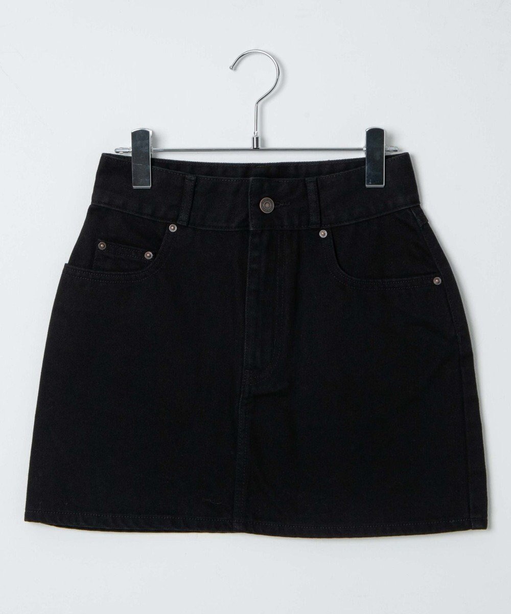 【ウィゴー/WEGO】の台形デニムミニスカート インテリア・キッズ・メンズ・レディースファッション・服の通販 founy(ファニー) ファッション Fashion レディースファッション Fashion for Women スカート Skirts デニムスカート・カジュアルスカート Denim Skirts ミニスカート Mini Skirts おすすめ Recommended / Our Picks ガーリー Girly, Feminine Style シンプル Simple, Minimal スウェット / スエット Sweatshirt, Sweatwear スマホ Smartphone, Mobile Device デニム Denim, Jeans Material フィット Fit, Slim Fit ミニスカート Mini Skirt, Short Skirt 台形 A-Line, Trapezoid Shape 夏 Summer 春 Spring S/S・春夏 SS, Spring/Summer, Warm Season ブラック中濃色|ID: prp329100004672474 ipo3291000000034233646