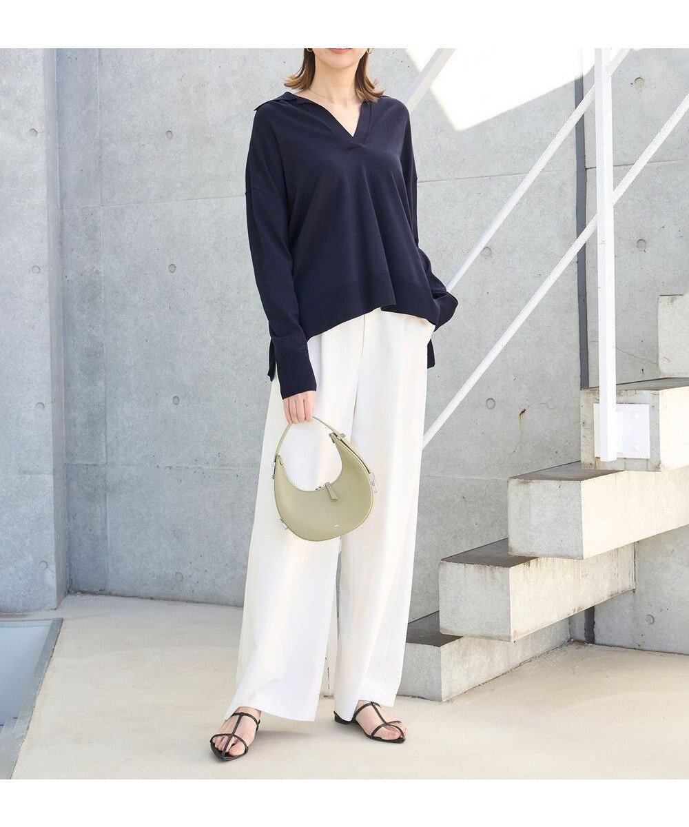 【アンフィーロ 自由区/UNFILO】のイージーチノ ワイドパンツ インテリア・キッズ・メンズ・レディースファッション・服の通販 founy(ファニー) 　ファッション　Fashion　レディースファッション　Fashion for Women　パンツ　Pants & Trousers　春　Spring　洗える　Machine Washable　スウェット / スエット　Sweatshirt, Sweatwear　ストレッチ　Stretch, Stretchy Fabric　リラックス　Relax, Relaxed Fit　ワイド　Wide, Wide Fit　S/S・春夏　SS, Spring/Summer, Warm Season　夏　Summer　オフ|ID: prp329100004672514 ipo3291000000035711149