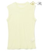 【ベイジ,/BEIGE,】のWashable Silk / Sleeveless T スリーブレスTシャツ Lime|ID: prp329100004672527 ipo3291000000033774064
