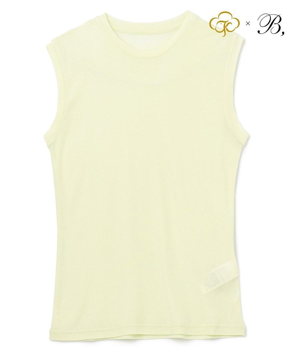 【ベイジ,/BEIGE,】のWashable Silk / Sleeveless T スリーブレスTシャツ インテリア・キッズ・メンズ・レディースファッション・服の通販 founy(ファニー) 　ファッション　Fashion　レディースファッション　Fashion for Women　トップス・カットソー　Cut & Sew Tops　シャツ・ブラウス・オフィスカジュアル　Elegant Blouses & Button-Ups　ロングTシャツ・Tシャツ　Longline T-Shirts & Tees　カットソー・ベーシックTシャツ　Cut-and-Sewn Tops / Stretch Tees & Basics　カットソー　Cut and Sewn Top　シルク　Silk, 100% Silk　スリーブ　Sleeve, Long Sleeve / Short Sleeve　ノースリーブ　Sleeveless, No-Sleeve　夏　Summer　春　Spring　S/S・春夏　SS, Spring/Summer, Warm Season　洗える　Machine Washable　Lime|ID: prp329100004672527 ipo3291000000033774064