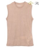 【ベイジ,/BEIGE,】のWashable Silk / Sleeveless T スリーブレスTシャツ Taupe|ID: prp329100004672527 ipo3291000000033774066
