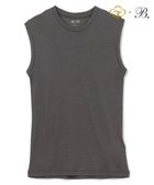 【ベイジ,/BEIGE,】のWashable Silk / Sleeveless T スリーブレスTシャツ Charcaol|ID: prp329100004672527 ipo3291000000033774068