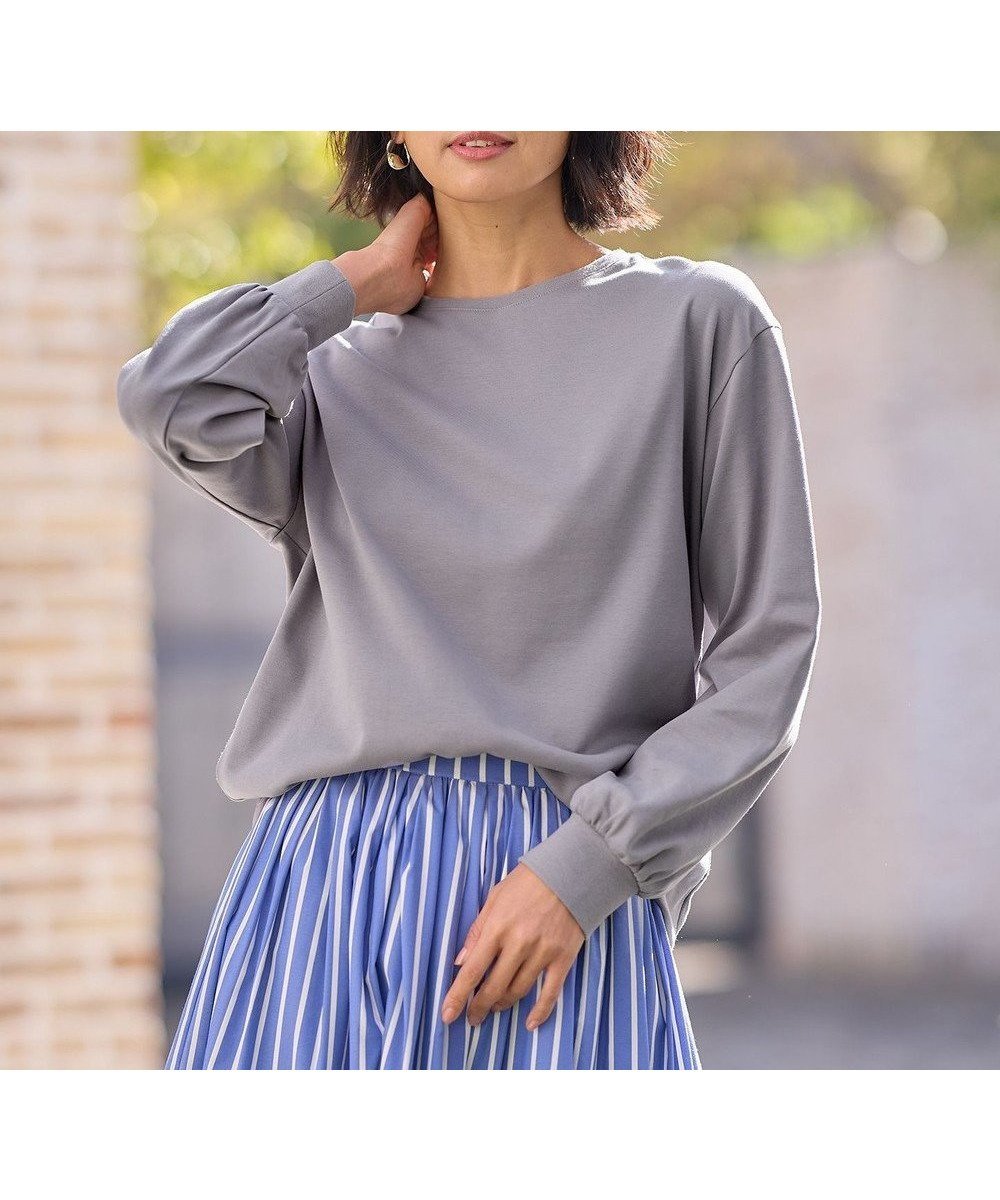 【エニー/ANY】のビューティベーシックロングTシャツ インテリア・キッズ・メンズ・レディースファッション・服の通販 founy(ファニー) ファッション Fashion レディースファッション Fashion for Women トップス・カットソー Cut & Sew Tops シャツ・ブラウス・オフィスカジュアル Elegant Blouses & Button-Ups ロングTシャツ・Tシャツ Longline T-Shirts & Tees カットソー・ベーシックTシャツ Cut-and-Sewn Tops / Stretch Tees & Basics おすすめ Recommended / Our Picks インナー Innerwear カットソー Cut and Sewn Top シンプル Simple, Minimal スリーブ Sleeve, Long Sleeve / Short Sleeve ベーシック Basic, Essential リラックス Relax, Relaxed Fit ロング Long, Long-Length 人気 Popular, Best Seller 夏 Summer 定番 Standard, Basic Item 春 Spring S/S・春夏 SS, Spring/Summer, Warm Season グレー|ID: prp329100004672534 ipo3291000000034411216