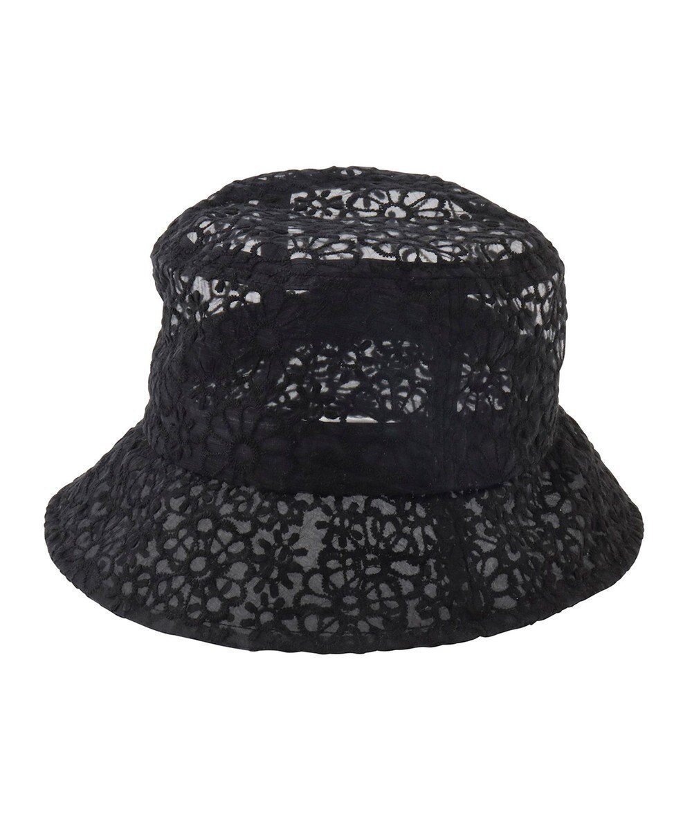 【ムーンバット/MOONBAT】のPAUL JOE(ポール&ジョー) レースシアーバケットハット インテリア・キッズ・メンズ・レディースファッション・服の通販 founy(ファニー) ファッション Fashion レディースファッション Fashion for Women キャップ&ハット Hats & Caps フィット Fit, Slim Fit フラワー Flower, Floral レース Lace, Lace Fabric 帽子 Hat, Headwear ブラック|ID: prp329100004672550 ipo3291000000034286445