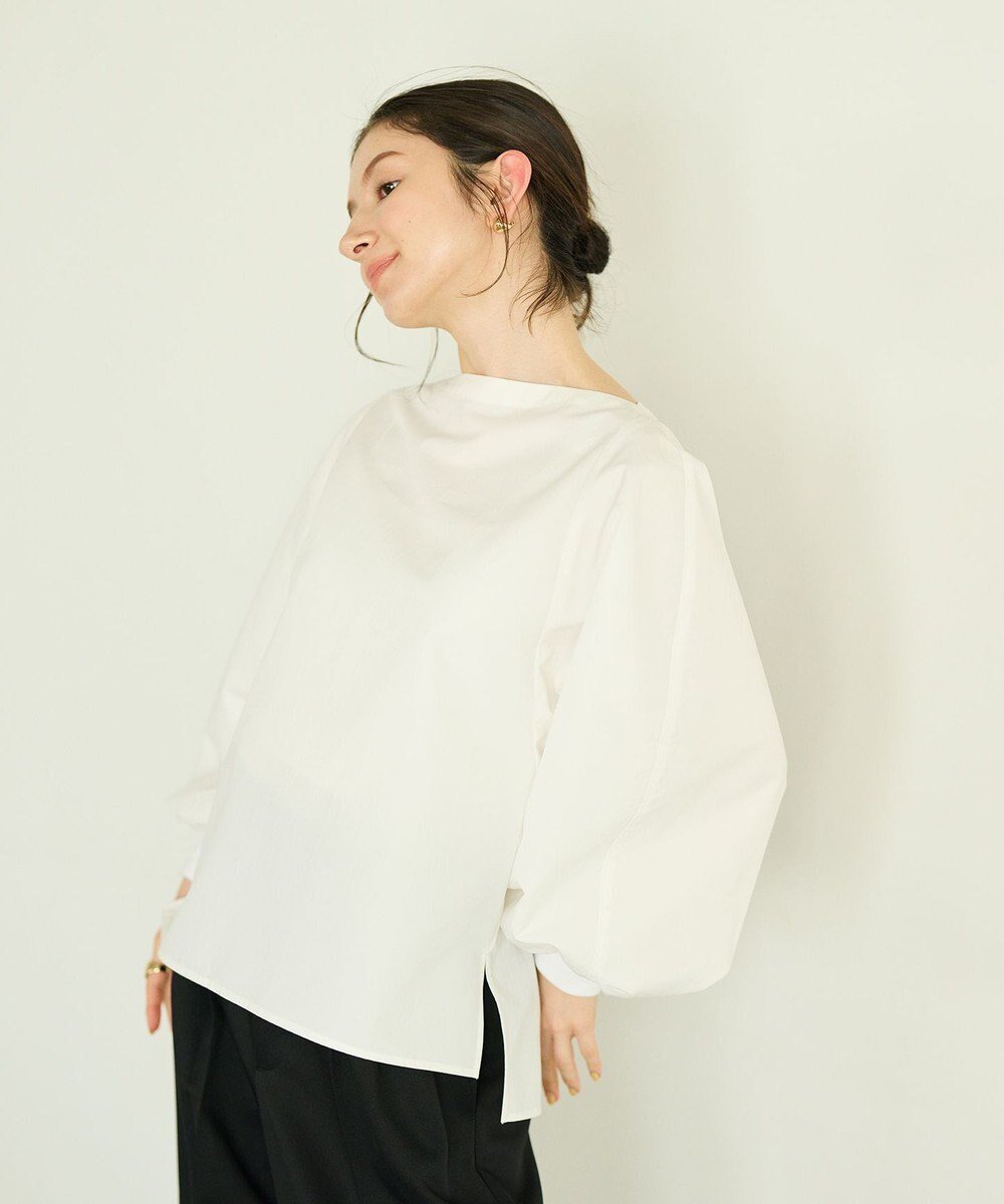 【ハッシュニュアンス/#Newans】の【撥水】ボートネックリラクシーシャツ 人気、トレンドファッション・服の通販 founy(ファニー) ファッション Fashion レディースファッション Fashion for Women トップス・カットソー Cut & Sew Tops シャツ・ブラウス・オフィスカジュアル Elegant Blouses & Button-Ups エレガント 上品 Elegant シンプル Simple, Minimal ヴィンテージ Vintage Style 夏 Summer 春 Spring S/S・春夏 SS, Spring/Summer, Warm Season other-1|ID: prp329100004672595 ipo3291000000034649066