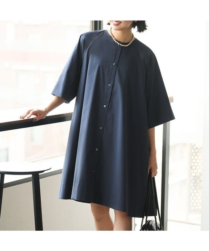 【ハッシュニュアンス/#Newans】のAラインロングチュニック インテリア・キッズ・メンズ・レディースファッション・服の通販 founy(ファニー) https://founy.com/ ファッション Fashion レディースファッション Fashion for Women トップス・カットソー Cut & Sew Tops シャツ・ブラウス・オフィスカジュアル Elegant Blouses & Button-Ups コンパクト Compact, Small Size スリーブ Sleeve, Long Sleeve / Short Sleeve チュニック Tunic, Long Top 夏 Summer 春 Spring S/S・春夏 SS, Spring/Summer, Warm Season 洗える Machine Washable |ID: prp329100004672597 ipo3291000000033774294