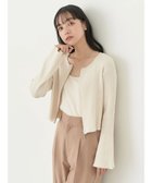 【アースミュージックアンドエコロジー/earth music&ecology】のダブルジップカーディガン Ivory|ID: prp329100004672721 ipo3291000000034287954