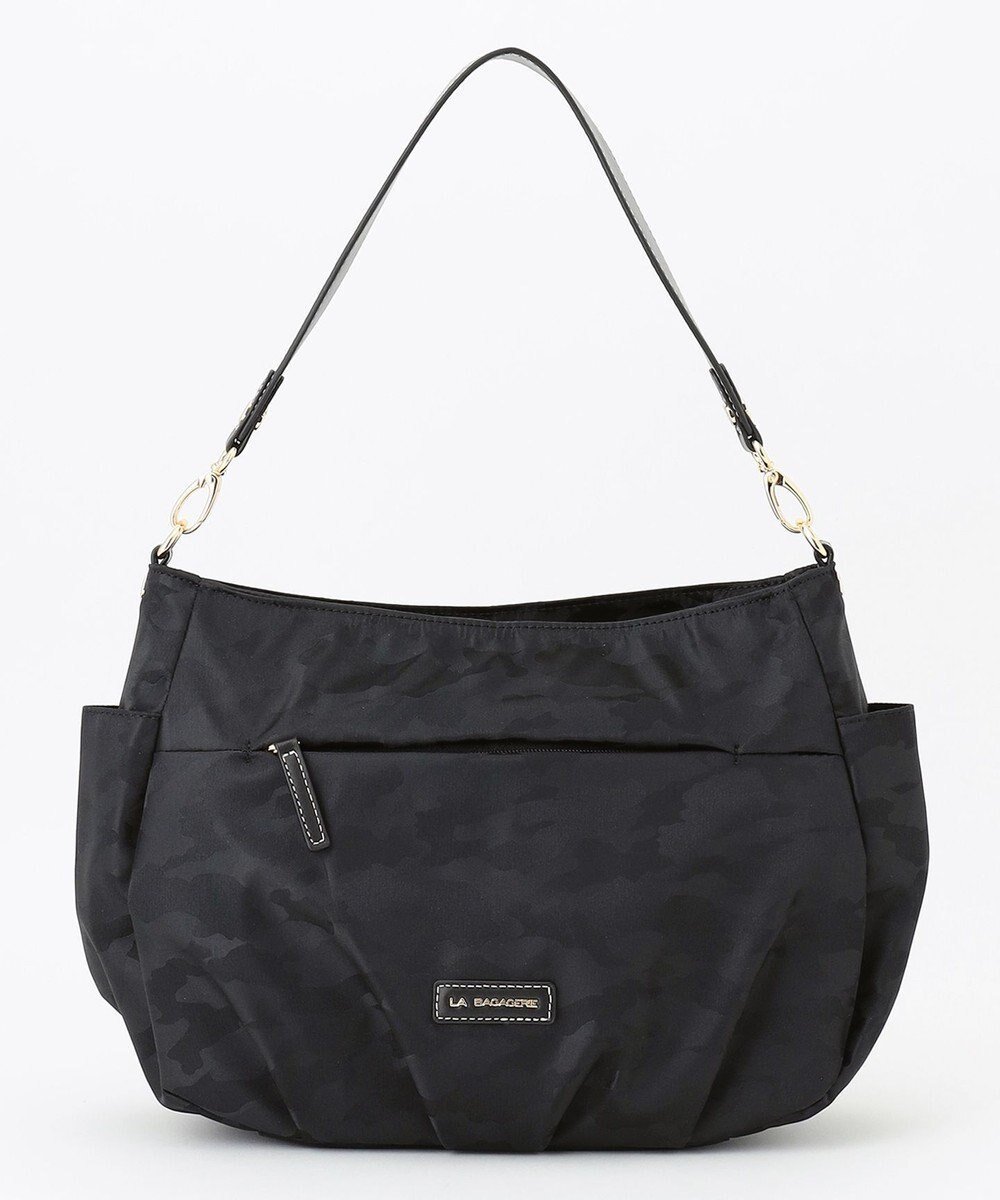 【ラ バガジェリー/LA BAGAGERIE】のシャドージャカード 2WAYショルダーバッグ インテリア・キッズ・メンズ・レディースファッション・服の通販 founy(ファニー) ファッション Fashion レディースファッション Fashion for Women バッグ Bags エレガント 上品 Elegant 傘 Umbrella, Parasol シャドー Shadow, Subtle Pattern ジャカード/ジャガード Jacquard, Woven Pattern スマート Smart, Elegant 財布 Wallet, Purse 手帳 Planner, Notebook ハンカチ Handkerchief, Hanky ポケット Pocket, Pocket Detail ポーチ Pouch, Small Case マグネット Magnet, Magnetic Closure リップ Lip, Lip Motif ブラック|ID: prp329100004672820 ipo3291000000034286835