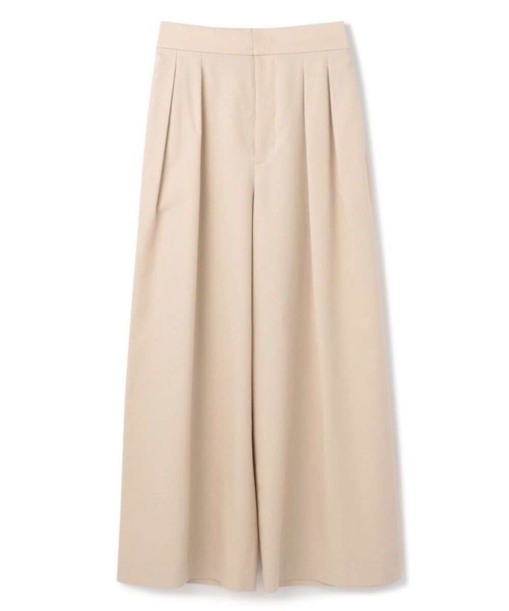 【アンクレイヴ/uncrave】の【手洗い可】シャンブレー タック パンツ(uncrave WHITE) 人気、トレンドファッション・服の通販 founy(ファニー) 　ファッション　Fashion　レディースファッション　Fashion for Women　パンツ　Pants & Trousers　春　Spring　シャンブレー　Chambray, Denim-Like Fabric　セットアップ　Set-Up, Coordinated Outfit　雑誌　Magazine, Fashion Magazine　デニム　Denim, Jeans Material　ドレープ　Drape, Draping Fabric　ワイド　Wide, Wide Fit　S/S・春夏　SS, Spring/Summer, Warm Season　夏　Summer　エレガント 上品　Elegant　 other-1|ID: prp329100004672840 ipo3291000000034274368