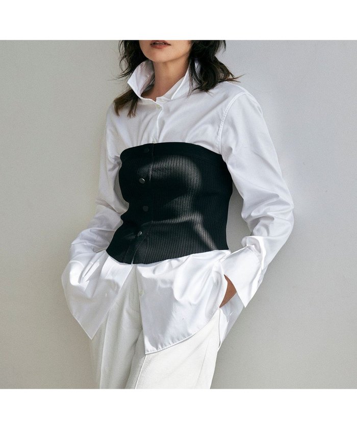 【アイシービー/iCB】の【洗える】ハイゲージスムース ニットビスチェ インテリア・キッズ・メンズ・レディースファッション・服の通販 founy(ファニー) https://founy.com/ ファッション Fashion レディースファッション Fashion for Women アウター Coat / Outerwear Collection トップス・カットソー Cut & Sew Tops ニット Knit Tops & Sweaters ベスト&ジレ / 重ね着スタイル Vests & Gilets ビスチェ Bustiers & Corset Tops / Layered Bustier Style 春 Spring 洗える Machine Washable カットソー Cut and Sewn Top コンパクト Compact, Small Size ジャケット Jacket, Outerwear ストレッチ Stretch, Stretchy Fabric ダブル Double, Double-Breasted フロント Front, Front Design ベスト Vest, Waistcoat ワイド Wide, Wide Fit S/S・春夏 SS, Spring/Summer, Warm Season 夏 Summer 2024年 2024 2024春夏・S/S Spring/Summer 2024 SS24 |ID: prp329100004672868 ipo3291000000035061437