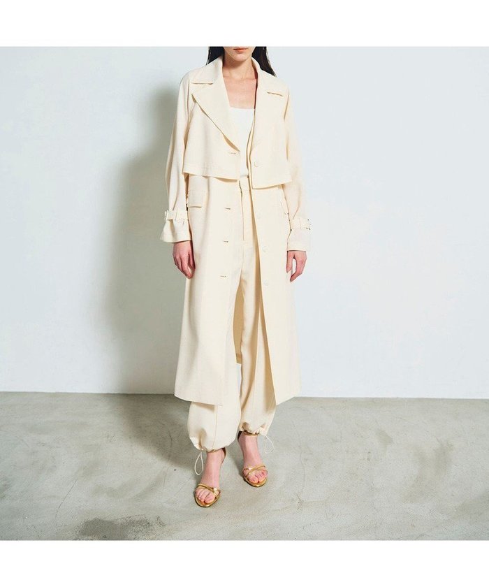 【グレース コンチネンタル/GRACE CONTINENTAL】のストレッチスラブ3WAYコート インテリア・キッズ・メンズ・レディースファッション・服の通販 founy(ファニー) https://founy.com/ ファッション Fashion レディースファッション Fashion for Women アウター Coat / Outerwear Collection コート・ロングコート・ピーコート Long Coats, Peacoats & More レディースジャケット・軽アウター Jackets ショート Short, Short Length ジャケット Jacket, Outerwear ストレッチ Stretch, Stretchy Fabric ベスト Vest, Waistcoat ロング Long, Long-Length エレガント 上品 Elegant 夏 Summer 春 Spring S/S・春夏 SS, Spring/Summer, Warm Season |ID: prp329100004672916 ipo3291000000033775582