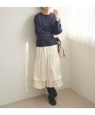 【フェルゥ/Feroux】の【セットアイテム】裏毛プルオーバー×ランダムプリーツ スカート ネイビー系|ID: prp329100004672957 ipo3291000000035618894