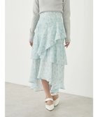 【アースミュージックアンドエコロジー/earth music&ecology】の花柄フィッシュテールスカート Mint|ID: prp329100004673027 ipo3291000000034274041