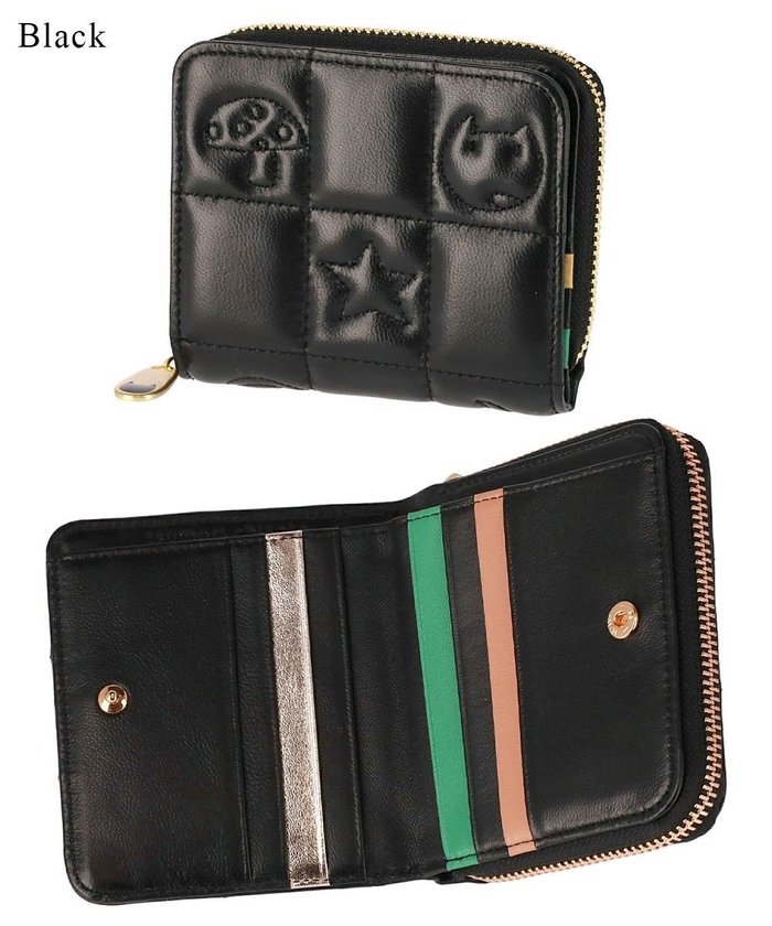 【ツモリチサト キャリー/tsumori chisato CARRY】のネコキルティング ラウンドファスナー2つ折り財布 インテリア・キッズ・メンズ・レディースファッション・服の通販 founy(ファニー) https://founy.com/ ファッション Fashion レディースファッション Fashion for Women ミニ財布・二つ折り財布 Wallets & Card Cases キルティング Quilted, Quilting ネコ Cat, Feline Motif ポケット Pocket, Pocket Detail ラウンド Round, Round Neck 財布 Wallet, Purse |ID: prp329100004673091 ipo3291000000033776249