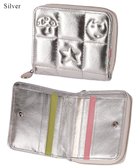 【ツモリチサト キャリー/tsumori chisato CARRY】のネコキルティング ラウンドファスナー2つ折り財布 シルバー|ID: prp329100004673091 ipo3291000000033776253