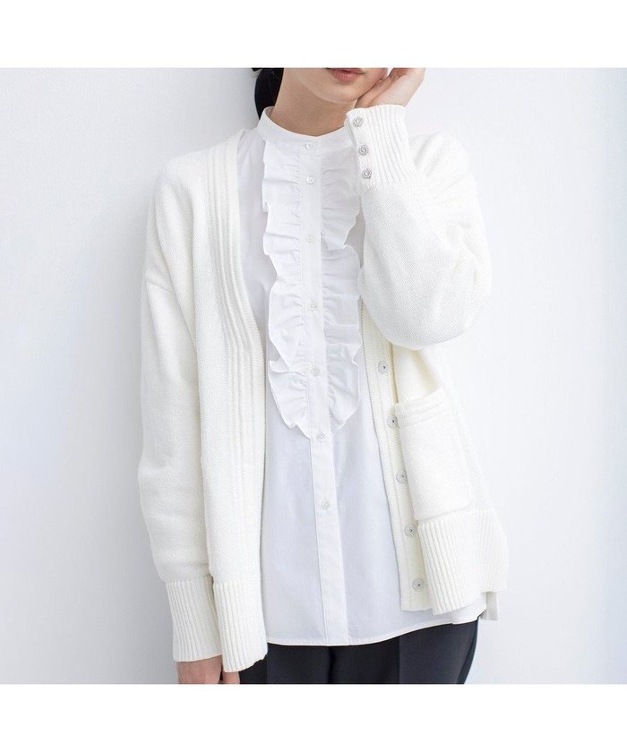 【組曲/KUMIKYOKU】の【WEB限定】SOBANEラメカーディガン インテリア・キッズ・メンズ・レディースファッション・服の通販 founy(ファニー) https://founy.com/ ファッション Fashion レディースファッション Fashion for Women トップス・カットソー Cut & Sew Tops カーディガン・羽織り Layered Style Cardigans アクリル Acrylic Material カーディガン Cardigan, Knitwear ジャケット Jacket, Outerwear ビジュー Bijou, Jewel-like Accent ボトム Bottoms, Lower Wear ポケット Pocket, Pocket Detail エレガント 上品 Elegant 夏 Summer 春 Spring S/S・春夏 SS, Spring/Summer, Warm Season |ID: prp329100004673122 ipo3291000000034287464