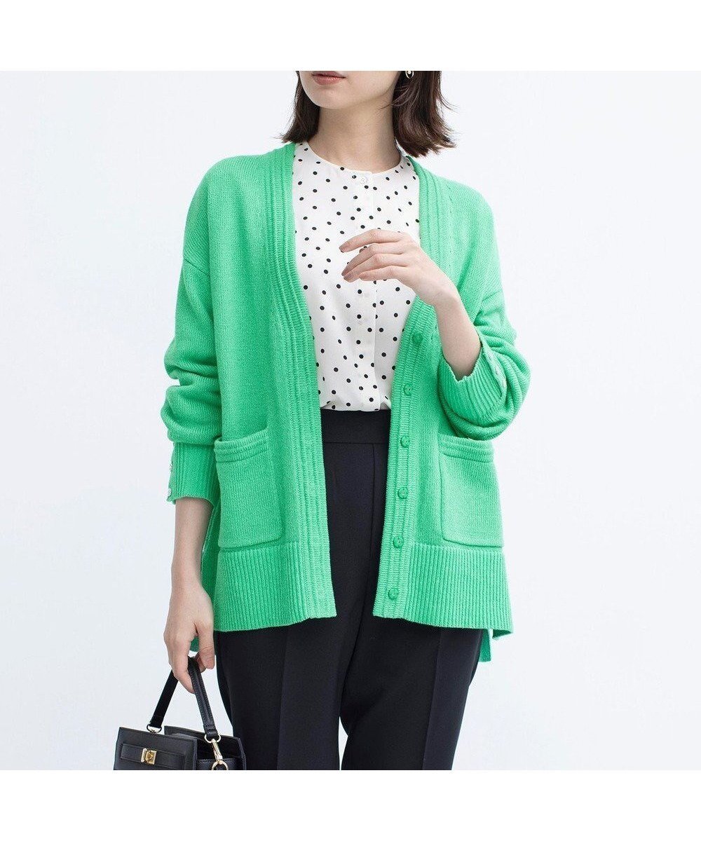 【組曲/KUMIKYOKU】の【WEB限定】SOBANEラメカーディガン インテリア・キッズ・メンズ・レディースファッション・服の通販 founy(ファニー) ファッション Fashion レディースファッション Fashion for Women トップス・カットソー Cut & Sew Tops カーディガン・羽織り Layered Style Cardigans アクリル Acrylic Material カーディガン Cardigan, Knitwear ジャケット Jacket, Outerwear ビジュー Bijou, Jewel-like Accent ボトム Bottoms, Lower Wear ポケット Pocket, Pocket Detail エレガント 上品 Elegant 夏 Summer 春 Spring S/S・春夏 SS, Spring/Summer, Warm Season グリーン系|ID: prp329100004673122 ipo3291000000034287472